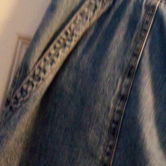 French Cuff jean skirt - Picture 5 of 5